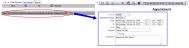 Appointment Screen for PErsonal Tracing Calendar with selected appointmant shown with details ready for editing